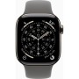 Смарт-годинник Apple Watch Series 11 GPS + Cellular 42mm Natural Titanium Case with Stone Grey Sport Band - S/M (MF8M4RK/A)