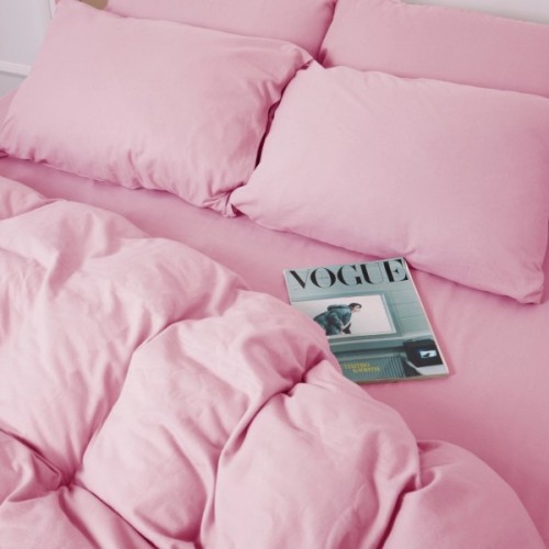Постільна білизна MirSon 008 Pink Фланель 220х240 King Size (2200009651151)