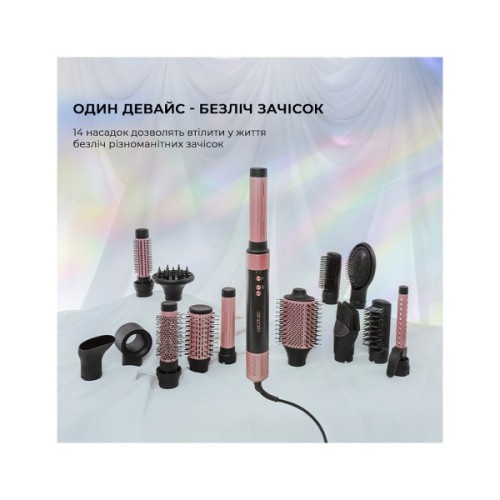 Стайлер Cecotec Bamba CeramicCare 14in1 AirGlam Black (CCTC-00251)