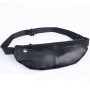 Сумка Vintage Поясна з натуральної шкіри Чорна (20343)
