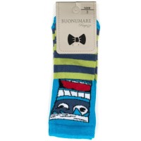 Шкарпетки дитячі BNM з монстриками (M0C0101-2063-1B-blue)