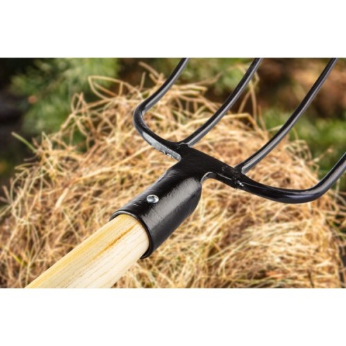 Вила Verto руків'я дерев'яне D-подібне, 126.5см (15G040)