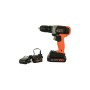 Шуруповерт Black&Decker 18 В Li-Ion, 1.5Ah, 600 об/хв, 1,2 кг (BCD001C1)
