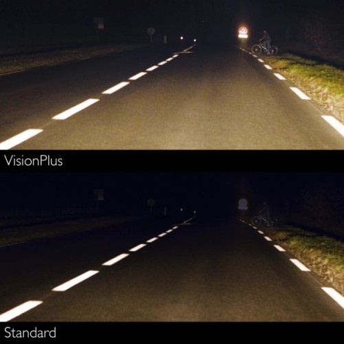 Автолампа Philips H4 VisionPlus, 2шт (12342VPS2)