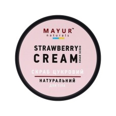Скраб для тіла Mayur Цукровий Полуниця з вершками 250 мл (4820230953817)