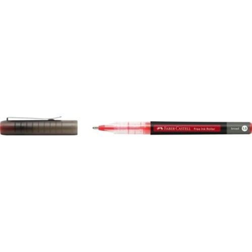 Ролер Faber-Castell Free Ink rollerball, колір чорнила червоний, 1,5 мм, одноразовий (31223)