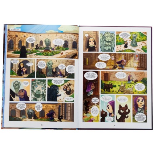 Комікс Магія. Дівчинка з фіолетовим волоссям. Том 1 - Ліліян Одрі-Молінатті Ранок (9786170994257)