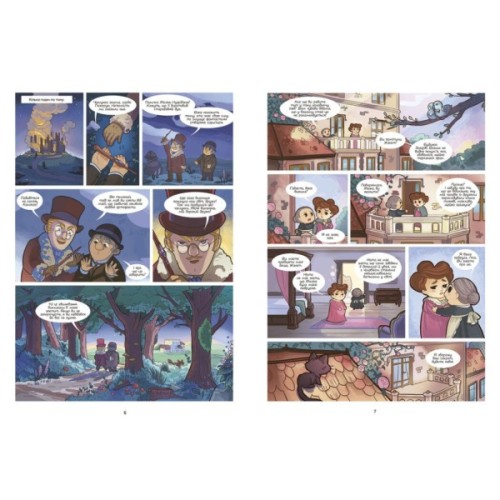 Комікс Магія. Дівчинка з фіолетовим волоссям. Том 1 - Ліліян Одрі-Молінатті Ранок (9786170994257)