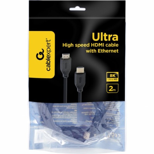 Кабель мультимедійний HDMI M to HDMI M 2.0m V2.1 Cablexpert (CC-HDMI8K-2M)