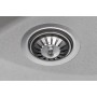 Мийка кухонна GRANADO RONDA gris з сифоном (470*490mm.) (gr2208)