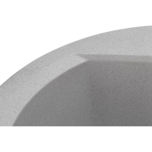 Мийка кухонна GRANADO RONDA gris з сифоном (470*490mm.) (gr2208)