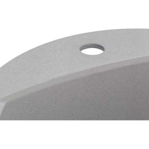 Мийка кухонна GRANADO RONDA gris з сифоном (470*490mm.) (gr2208)