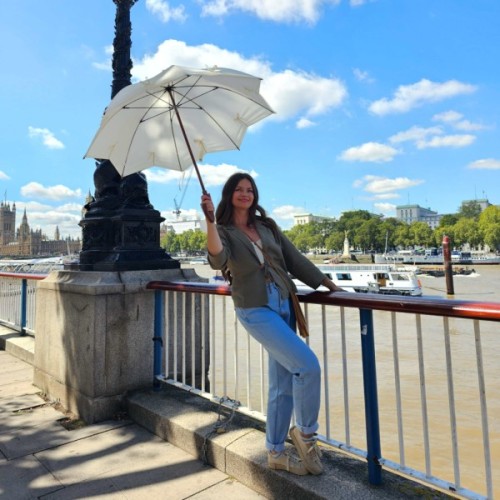 Парасоля Fulton L908-039595 Kensington UV Star Cream (L908-039595)