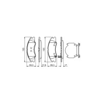 Гальмівні колодки Bosch 0 986 494 577
