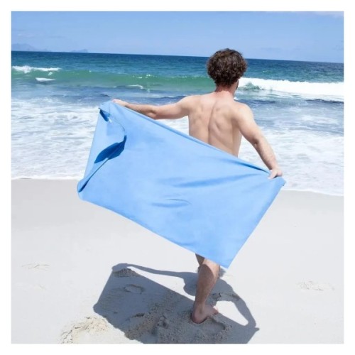 Туристичний рушник Naturehike Fitness NH20FS009 антибактеріальний 100 х 30 блакитний (6927595749999)