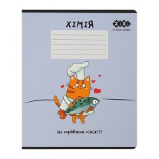 Зошит ZiBi предметний CUTE CAT, 36 аркушів, клітинка, хімія (ZB.1731-39)