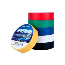 Ізоляційна стрічка CHINT 0.16мм*18мм*10м White, 600v, temp -5°С/+ 80°С, 10 шт. (0,16мм*18мм*10м-W)