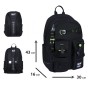 Рюкзак шкільний Yes Just Black TS-43L (550480)