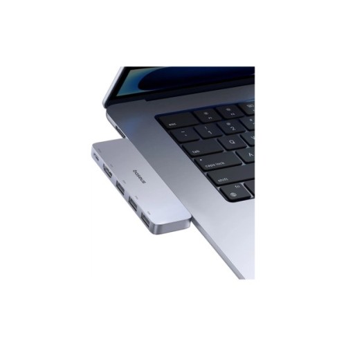 Концентратор Baseus USB-C 5-in-1 3xUSB 3.0 + 1xUSB-C 40Gbps + 1xHDMI 4K30Hz gray (B00052801811-04)