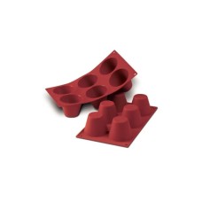 Форма для випікання Silikomart "Мафін" d 75 мм, h 60 мм (SF052/C) Форма для випікання Silikomart "Мафін" d 75 мм, h 60 мм (SF052/C)