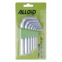 Ключ Alloid шестигранний, вигнутий, 7шт., 2.5-10мм (HS-0712)