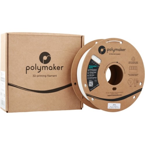 Пластик для 3D-принтера Polymaker PETG 1,75mm 1kg WHITE (PB05002)