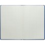 Книга записна Buromax Tweed 125x195 мм 96 аркушів в клітинку обкладинка зі штучної шкіри Синя (BM.291163-02)