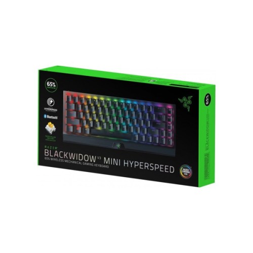 Клавіатура Razer BlackWidow V3 Mini Hyperspeed Yellow Switch UA USB Black (RZ03-03890700-R3R)