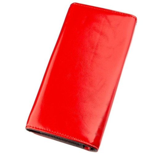 Гаманець Kivi З гладкої екошкіри Червоний (19075)