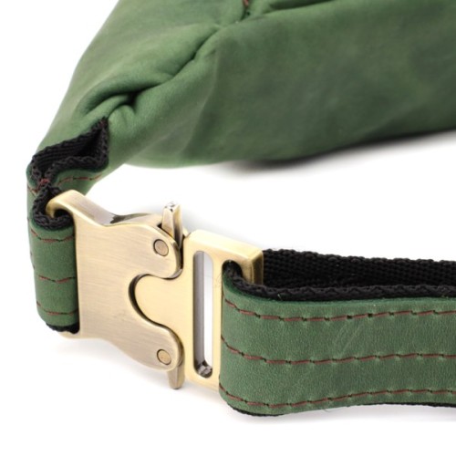 Сумка Shvigel З натуральної шкіри Зелена (23142)