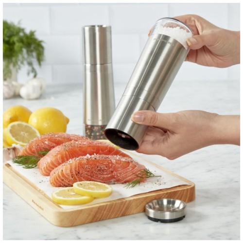 Млинок для спецій KitchenAid Universal, Набір 2 шт, 20,3 см, сріблястий (KOG988OSSSA)