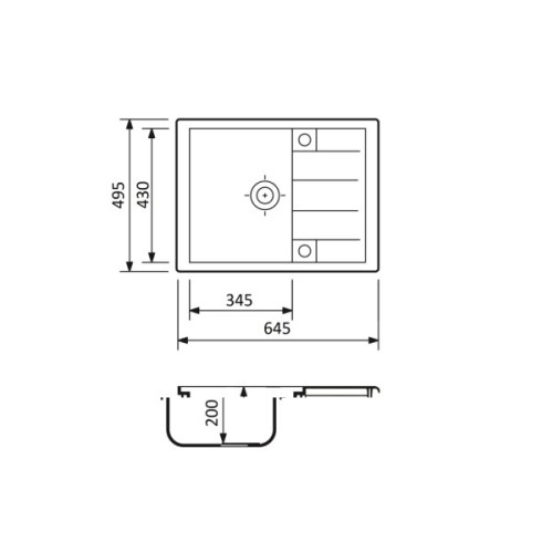 Мийка кухонна Adamant Anila сірий + змішувач (182496910304)
