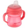 Поїльник-непроливайка Canpol babies з силіконовим носиком FirstCup 150 мл Рожева (56/614_pin)