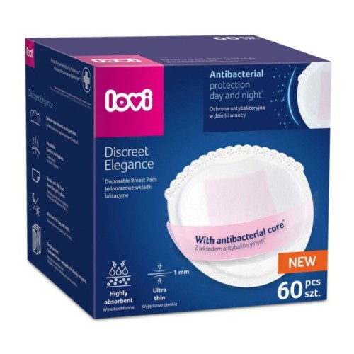 Вкладиш для бюстгальтера Lovi Discreet Elegance 60 шт. білі (19/607new)