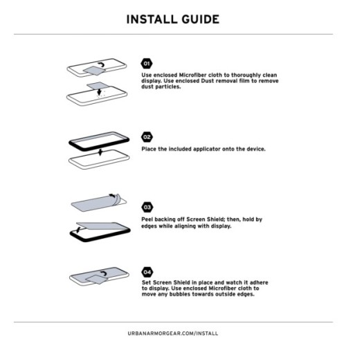 Скло захисне UAG iPhone 17 Air Transparent (14438511VNA)