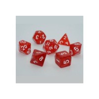 Набір кубиків для настільних ігор Games 7 Days Pearl 7 Dice Set - Red (g7dpearl03)