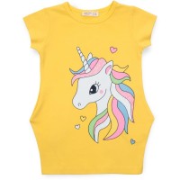 Плаття дитяче Breeze з єдинорогом (15744-98B-yellow)