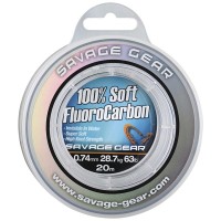 Флюорокарбон Savage Gear Soft Fluorocarbon 15m 0.92mm 40.5kg Clear (1854.22.38)