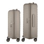 Набір валіз 2E Aero (M+S), сіро-коричневі (2E-SPP-AERO-SET2-TP)