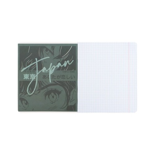 Зошит Kite Anime, 18 аркушів, клітинка (K25-236-1)