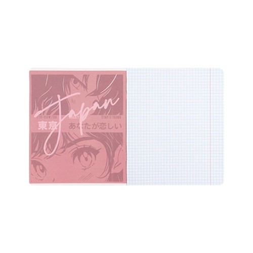 Зошит Kite Anime, 18 аркушів, клітинка (K25-236-1)