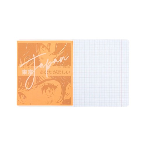 Зошит Kite Anime, 18 аркушів, клітинка (K25-236-1)