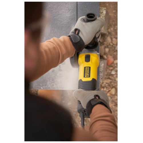Шліфувальна машина Stanley кутова FATMAX, 1100 Вт, 3000-11000 об/хв, 125 мм, 2.2 кг (FMEG225VS)