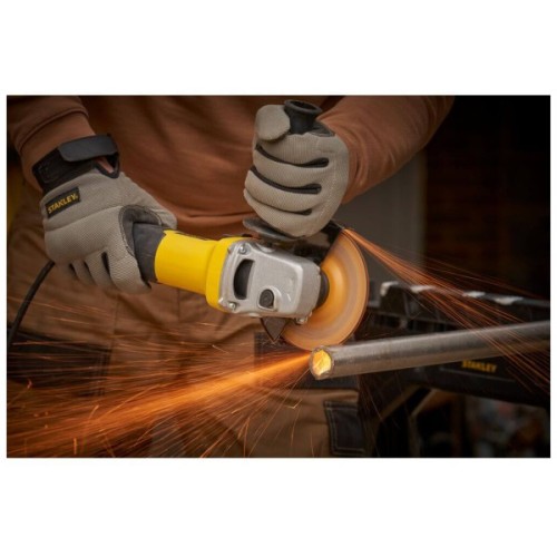 Шліфувальна машина Stanley кутова FATMAX, 1100 Вт, 3000-11000 об/хв, 125 мм, 2.2 кг (FMEG225VS)