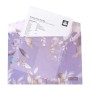 Папка - конверт Buromax А4 на кнопці, LILAC ARABESKI, напівпрозора, сливова (BM.3943-48)