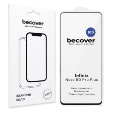 Скло захисне BeCover 10D Infinix Note 50 Pro Plus (X6856) Black (715936)