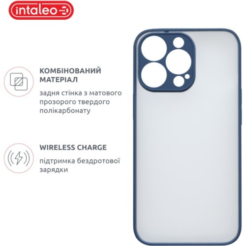 Чохол до мобільного телефона Intaleo Smoky Apple iPhone 12 Pro Blue (1283126508103)