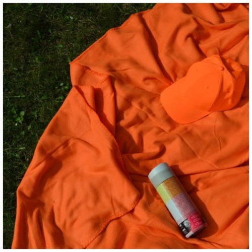 Плед Bergamo Плед-подушка флісовий Mild 150 х 180 см, помаранчевий (202312pl-06)