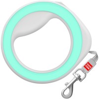 Повідець для собак WAUDOG R-leash світловідбиваюча стрічка XS-M до 40 кг 2.9 м салатовий (81275)