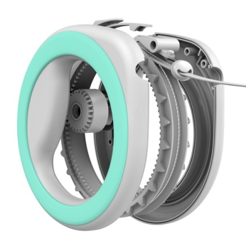 Повідець для собак WAUDOG R-leash світловідбиваюча стрічка XS-M до 40 кг 2.9 м салатовий (81275)